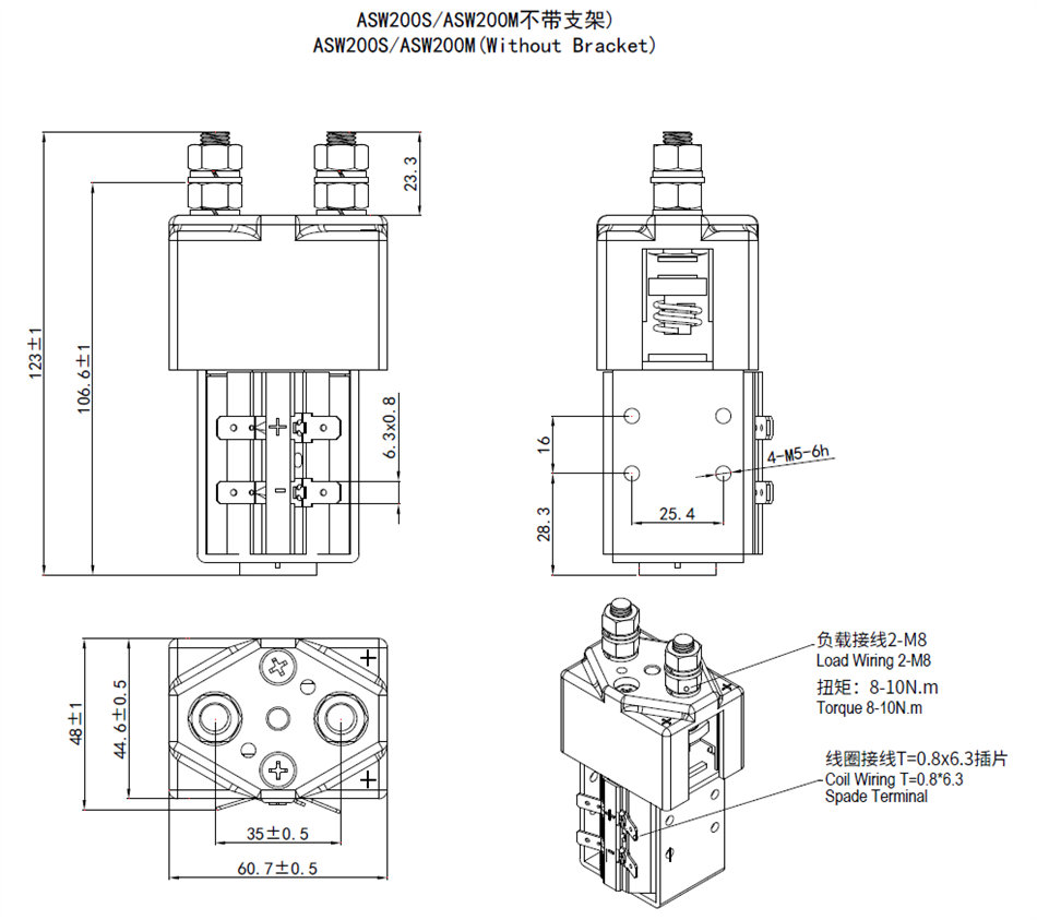 SPST Bistable DC Latching Contactor for Communication Systems