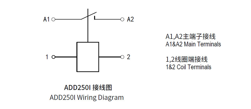  ADD250IP SPST NO DC Contactor Solenoid Starter for Stacker